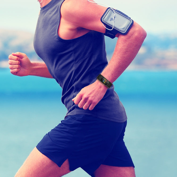 Monochromatic Silica Gel Breathable Strap, For Fitbit Charge 5