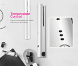 K-SKIN Portable Rechargeable Hair Straightener Curler Ceramic Iron Styling Tool Cordless Adjustable Temperature Fast Heat