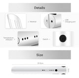 K-SKIN Portable Rechargeable Hair Straightener Curler Ceramic Iron Styling Tool Cordless Adjustable Temperature Fast Heat