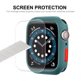 ENKAY TPU Case + Full Coverage PET Screen Protector, For Apple Watch Series 8 / 7 41mm, For Apple Watch Series 8 / 7 45mm