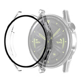 Tempered Glass Film Oil Spray Matte PC Case, For Huawei GT3 42mm, For Huawei GT3 46mm