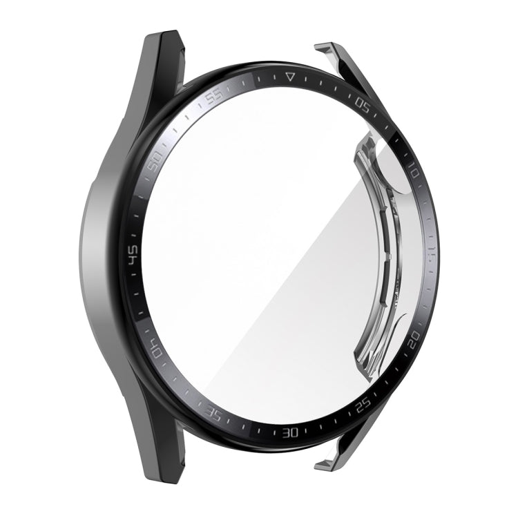 For Huawei Watch GT 3 46mm ENKAY PC Frame + Tempered Glass Protector Case With Scale