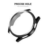 For Huawei Watch GT 3 46mm ENKAY Matte PC Frame + Tempered Glass Protector Case With Scale