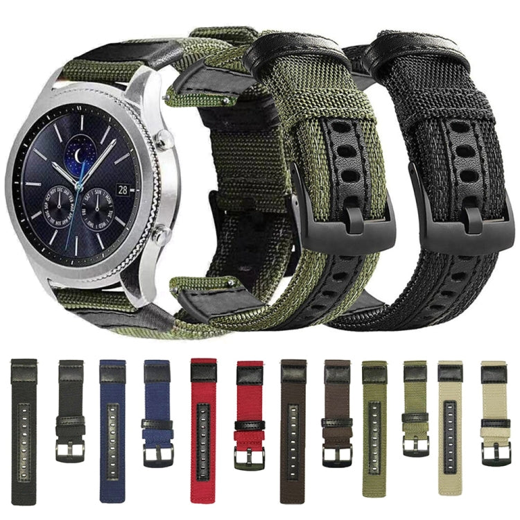 Wear-Resistant Canvas Strap, For Samsung Galaxy Watch4 40mm, For Samsung Galaxy Watch4 44mm
