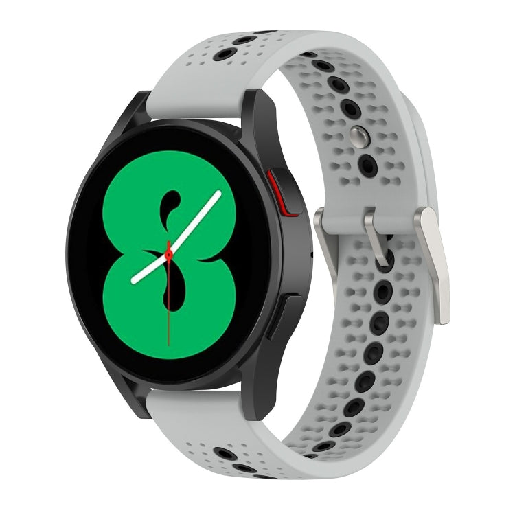 Two-Color Silicone Breathable Strap, For Samsung Gear S2 Classic, For Samsung Galaxy Gear Sport