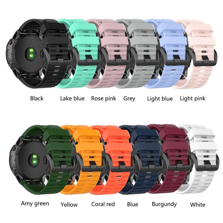 26mm Silicone Sports Strap, For Garmin Fenix 3 Sapphire Version