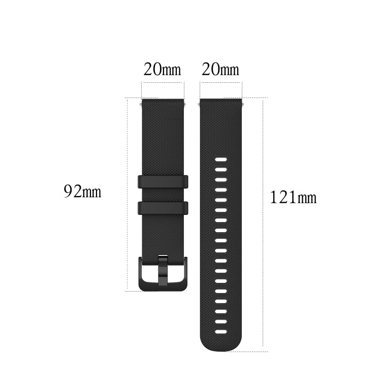 Checkered Silicone Strap, For Ticwatch GTH, For Ticwatch E3, For Ticwatch E