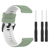 22mm Silicone Mixing Color Watch Strap, For Garmin Forerunner 945, For Garmin Instinct