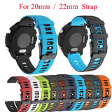 22mm Mixed-Color Silicone Strap, For Huawei Watch 3, For Huawei Watch 3 Pro