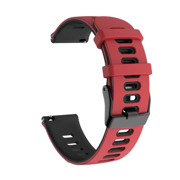 22mm Mixed-Color Silicone Strap, For Samsung Galaxy Watch 3 45mm, For Samsung Galaxy Watch 46mm