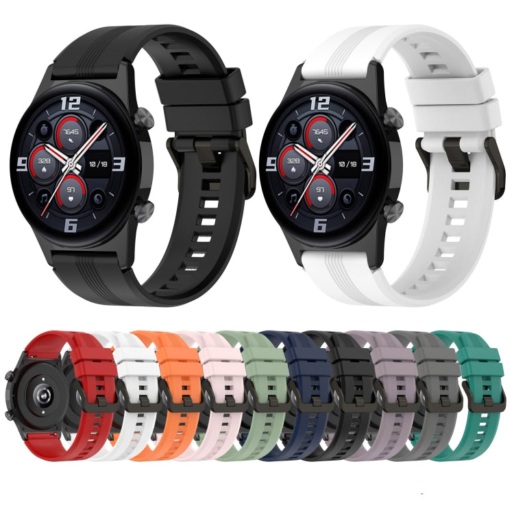 22mm Vertical Silicone Watch band, For Honor Watch Dream
