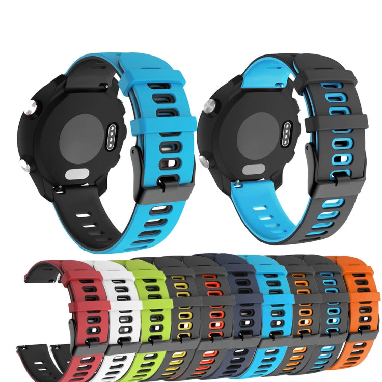 20mm Mixed-color Silicone Strap, For Garmin Move Luxe, For Garmin Move Style