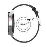 Embossed Genuine Leather Watch Strap, For Garmin Vivomove, For Garmin Move Style, For Garmin Move Luxe