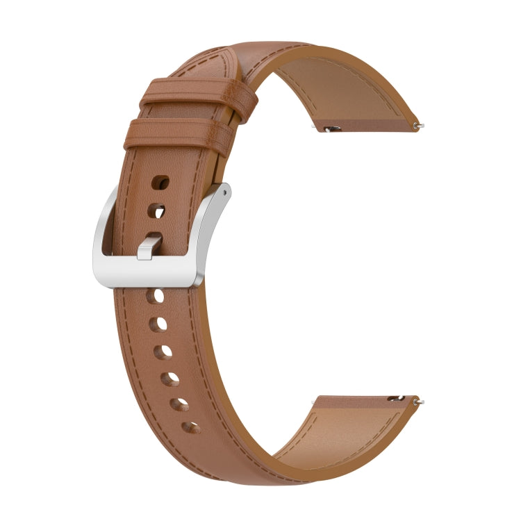 Embossed Genuine Leather Watch Strap, For Garmin Vivomove, For Garmin Move Style, For Garmin Move Luxe