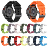 22mm Silicone Solid Color Watch Band, For Garmin Fenix 7, For Garmin Descent G1, For Garmin EPIX Gen2