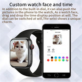 T500 Plus 1.54 inch Color Screen Smart Watch,Support Heart Rate Monitoring/Blood Pressure Monitoring