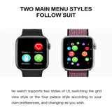 T500 Plus 1.44 inch Color Screen Smart Watch,Support Heart Rate Monitoring/Blood Pressure Monitoring