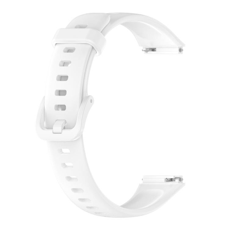 Solid Color Silicone Watch Band, For Huawei Band 7