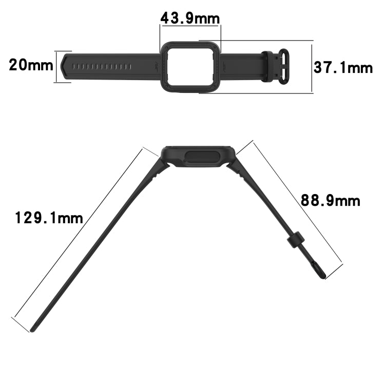 Silicone Solid Color Watch Band, For Xiaomi Mi Watch Lite, For Xiaomi Mi Watch 2 Lite