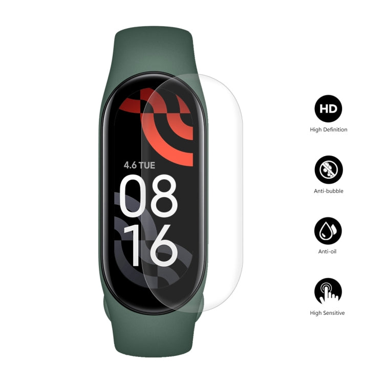 For Xiaomi Mi Band 7 ENKAY Hat-Prince Full Screen Coverage Without Warping Edge TPU Soft Film, 1 PC, 2 PCS