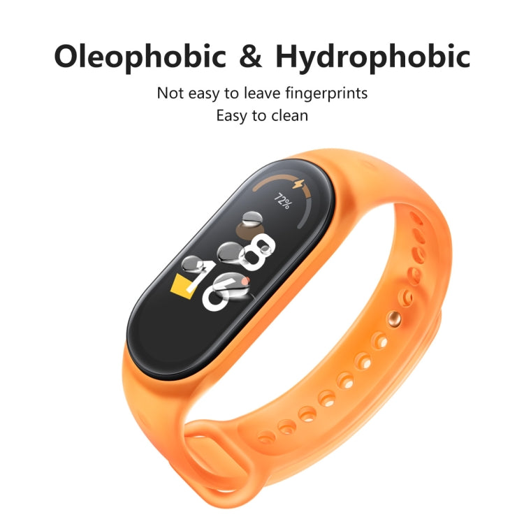 For Xiaomi Mi Band 7 ENKAY Hat-Prince Full Screen Coverage Without Warping Edge TPU Soft Film, 1 PC, 2 PCS