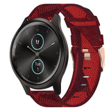 20mm Nylon Woven Watch Band, For Garmin Garminmove Style, For Garmin Vivomove, For Garmin Vivomove HR Sport, For Garmin Vivoactive 3, For Garmin Vivoactive3 Music, For Garmin Forerunner 245