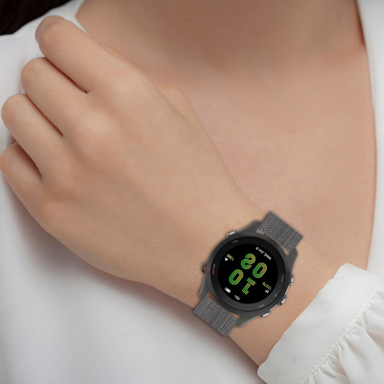 20mm Nylon Woven Watch Band, For Garmin Garminmove Style, For Garmin Vivomove, For Garmin Vivomove HR Sport, For Garmin Vivoactive 3, For Garmin Vivoactive3 Music, For Garmin Forerunner 245