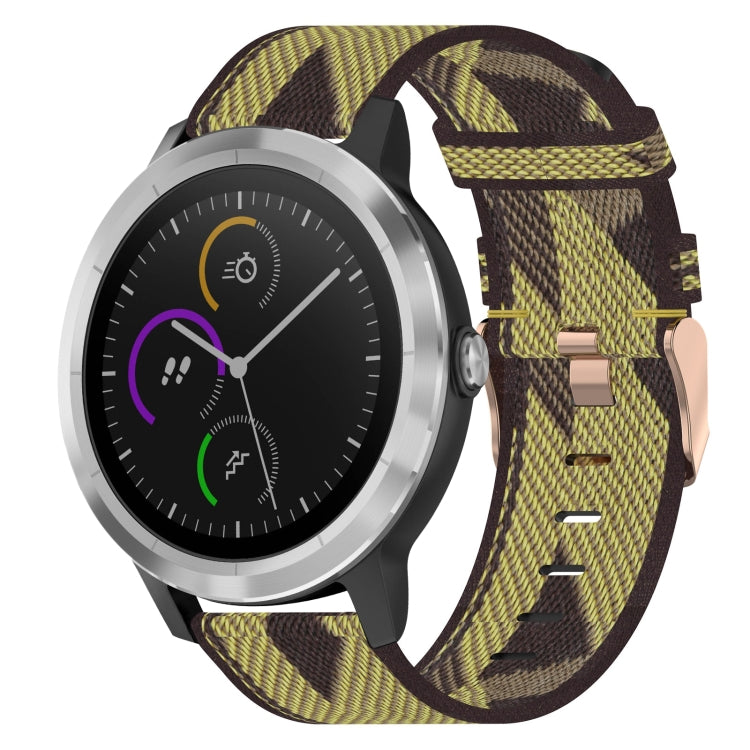 20mm Nylon Woven Watch Band, For Garmin Garminmove Style, For Garmin Vivomove, For Garmin Vivomove HR Sport, For Garmin Vivoactive 3, For Garmin Vivoactive3 Music, For Garmin Forerunner 245