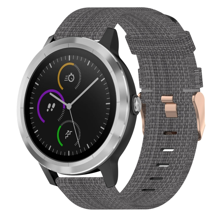 20mm Nylon Woven Watch Band, For Garmin Garminmove Style, For Garmin Vivomove, For Garmin Vivomove HR Sport, For Garmin Vivoactive 3, For Garmin Vivoactive3 Music, For Garmin Forerunner 245