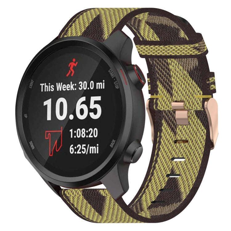 20mm Nylon Woven Watch Band, For Garmin Garminmove Style, For Garmin Vivomove, For Garmin Vivomove HR Sport, For Garmin Vivoactive 3, For Garmin Vivoactive3 Music, For Garmin Forerunner 245