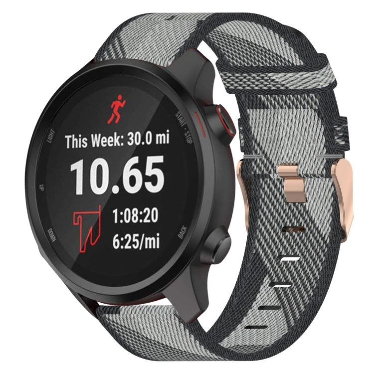 20mm Nylon Woven Watch Band, For Garmin Garminmove Style, For Garmin Vivomove, For Garmin Vivomove HR Sport, For Garmin Vivoactive 3, For Garmin Vivoactive3 Music, For Garmin Forerunner 245