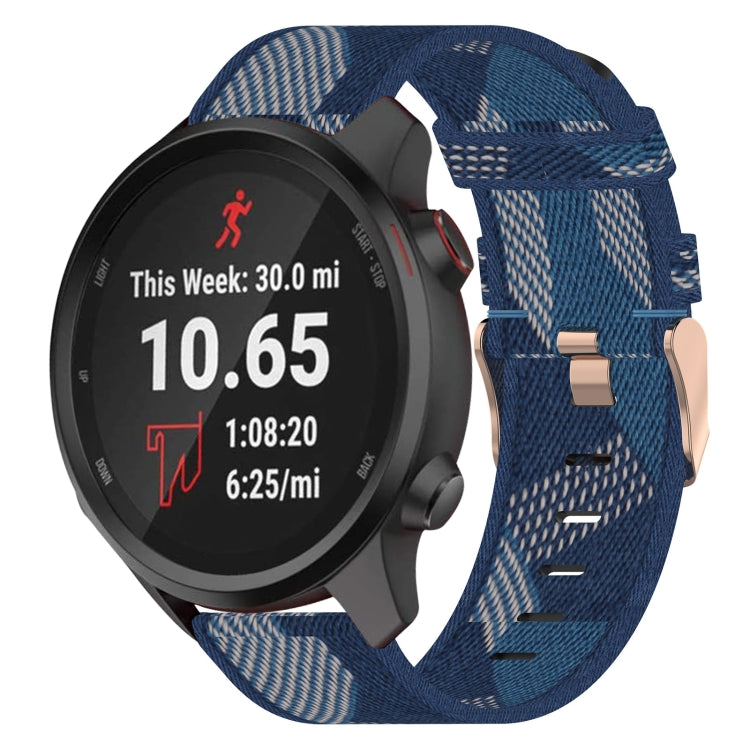 20mm Nylon Woven Watch Band, For Garmin Garminmove Style, For Garmin Vivomove, For Garmin Vivomove HR Sport, For Garmin Vivoactive 3, For Garmin Vivoactive3 Music, For Garmin Forerunner 245