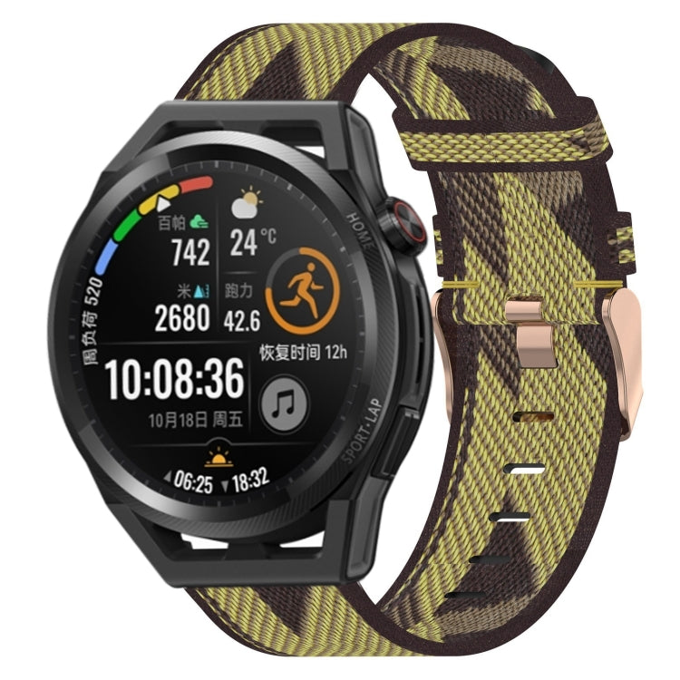 22mm Nylon Woven Watch Band, For Huawei Watch GT3 Pro 46mm, For Huawei Watch GT3 46mm, For Huawei Watch GT Runner, For Huawei Watch 3, For Huawei Watch 3 Pro, For Huawei GT2 Pro