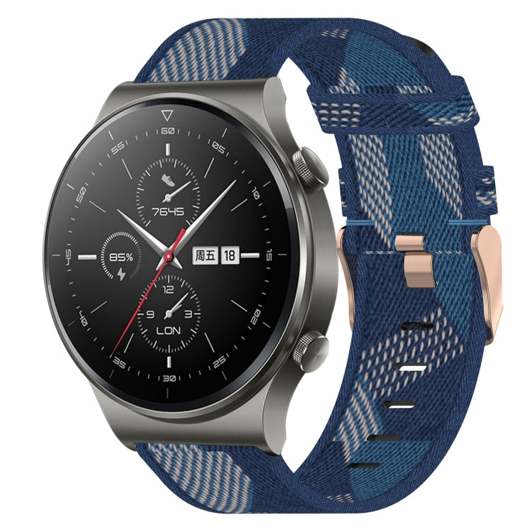 22mm Nylon Woven Watch Band, For Huawei Watch GT3 Pro 46mm, For Huawei Watch GT3 46mm, For Huawei Watch GT Runner, For Huawei Watch 3, For Huawei Watch 3 Pro, For Huawei GT2 Pro
