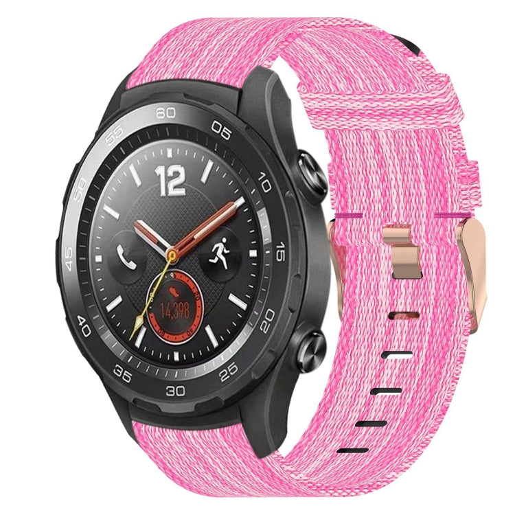 20mm Nylon Woven Watch Band, For Huawei Watch GT3 Pro 43mm, For Huawei Watch GT3 42mm, For Huawei Watch GT2 42mm, For Huawei Watch 2, For Honor Watch ES, For Honor MagicWatch2 42mm
