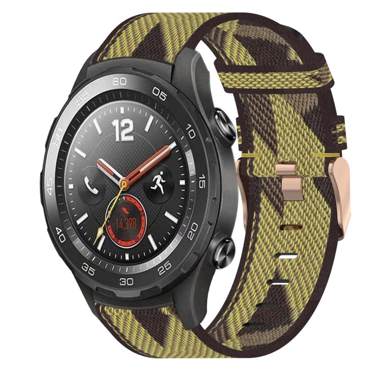 20mm Nylon Woven Watch Band, For Huawei Watch GT3 Pro 43mm, For Huawei Watch GT3 42mm, For Huawei Watch GT2 42mm, For Huawei Watch 2, For Honor Watch ES, For Honor MagicWatch2 42mm