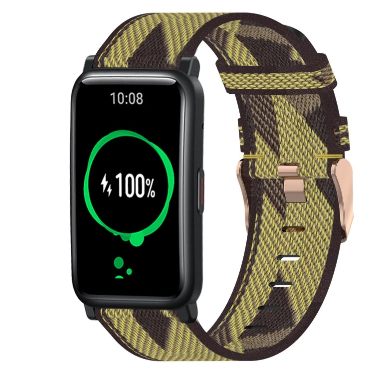 20mm Nylon Woven Watch Band, For Huawei Watch GT3 Pro 43mm, For Huawei Watch GT3 42mm, For Huawei Watch GT2 42mm, For Huawei Watch 2, For Honor Watch ES, For Honor MagicWatch2 42mm