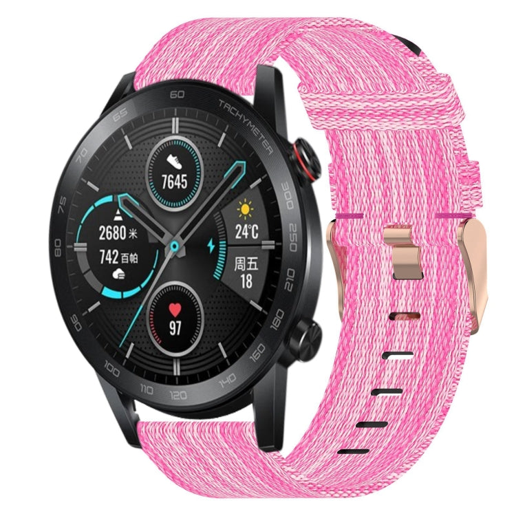 20mm Nylon Woven Watch Band, For Huawei Watch GT3 Pro 43mm, For Huawei Watch GT3 42mm, For Huawei Watch GT2 42mm, For Huawei Watch 2, For Honor Watch ES, For Honor MagicWatch2 42mm