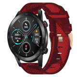 20mm Nylon Woven Watch Band, For Huawei Watch GT3 Pro 43mm, For Huawei Watch GT3 42mm, For Huawei Watch GT2 42mm, For Huawei Watch 2, For Honor Watch ES, For Honor MagicWatch2 42mm