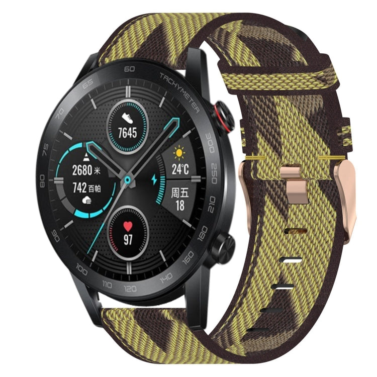 20mm Nylon Woven Watch Band, For Huawei Watch GT3 Pro 43mm, For Huawei Watch GT3 42mm, For Huawei Watch GT2 42mm, For Huawei Watch 2, For Honor Watch ES, For Honor MagicWatch2 42mm