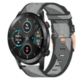 20mm Nylon Woven Watch Band, For Huawei Watch GT3 Pro 43mm, For Huawei Watch GT3 42mm, For Huawei Watch GT2 42mm, For Huawei Watch 2, For Honor Watch ES, For Honor MagicWatch2 42mm