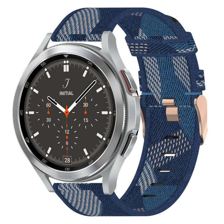 20mm Nylon Woven Watch Band, For Samsung Galaxy Watch 4 40mm, For Samsung Galaxy Watch 4 44mm, For Samsung Galaxy Watch 4 Classic 42mm, For Samsung Galaxy Watch 4 Classic 46mm, For Samsung Galaxy Watch 3 41mm, For Samsung Galaxy Watch Active 2 40mm