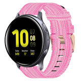 20mm Nylon Woven Watch Band, For Samsung Galaxy Watch 4 40mm, For Samsung Galaxy Watch 4 44mm, For Samsung Galaxy Watch 4 Classic 42mm, For Samsung Galaxy Watch 4 Classic 46mm, For Samsung Galaxy Watch 3 41mm, For Samsung Galaxy Watch Active 2 40mm