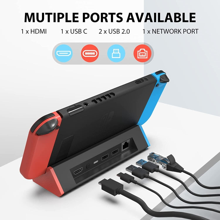 1000Mbs LAN Port 4K HDMI Adapter For Nintendo Switch/Switch OLED (LAN Model), LAN Model