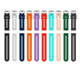 20mm Silicone Twill Watch Band, For Garmin Forerunner 645 Music