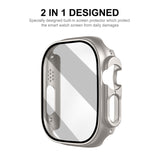 For Apple Watch Ultra 3 / 2 / 1 49mm ENKAY PC Frame 9H Tempered Glass Case