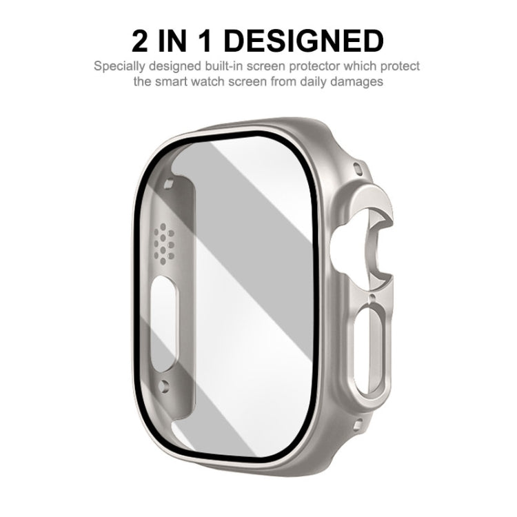 For Apple Watch Ultra 3 / 2 / 1 49mm ENKAY PC Frame 9H Tempered Glass Case