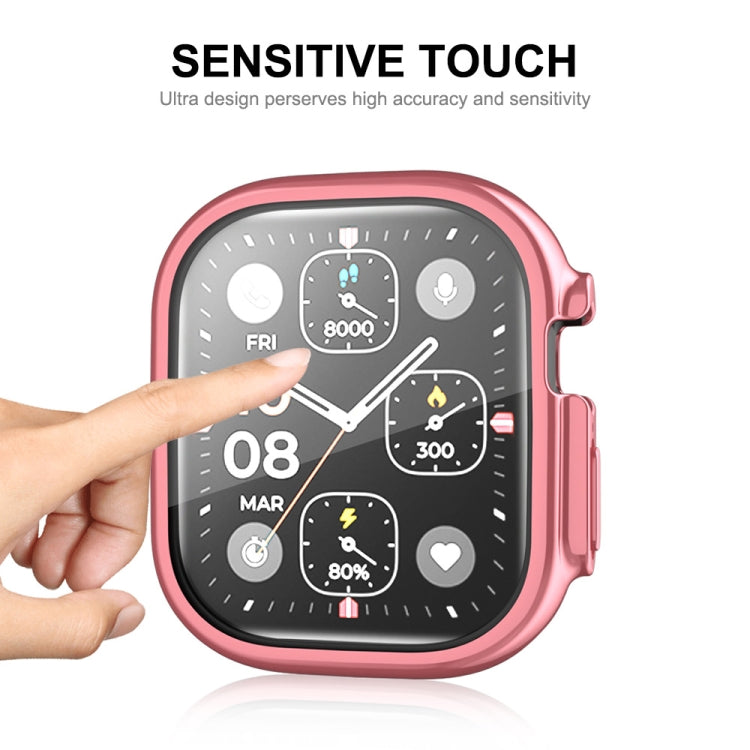 For Apple Watch Ultra 3 / 2 / 1 49mm ENKAY Full Coverage Electroplated Soft TPU Case with Screen Film