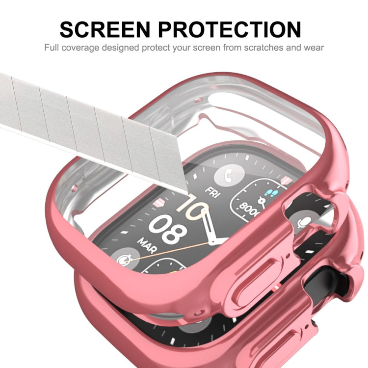 For Apple Watch Ultra 3 / 2 / 1 49mm ENKAY Full Coverage Electroplated Soft TPU Case with Screen Film