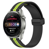 22mm Folding Magnetic Clasp Silicone Watch Band, For Huawei Watch 3 Pro New